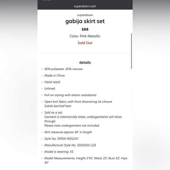 Pink Mesh Two-Piece Set - Picture 5 of 6